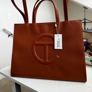 Telfar Medium Shopping Bag Tan